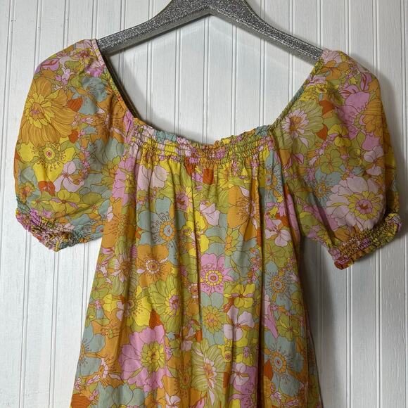 Show Me Your Mumu Annalynne Mini Dress Groovy Blooms - Picture 7 of 7